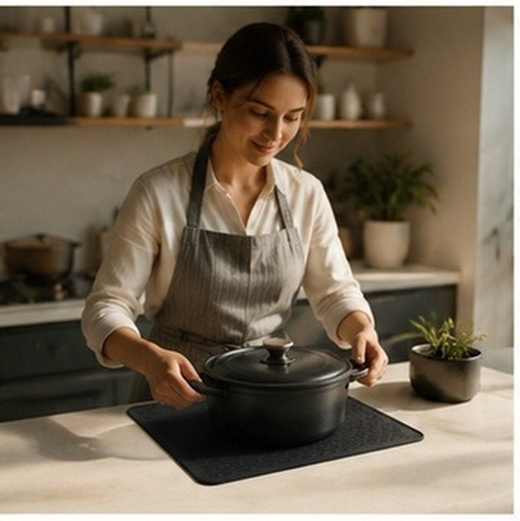 Heat Mat Silicone - Silicone Heat Insulation Mat Large Stove