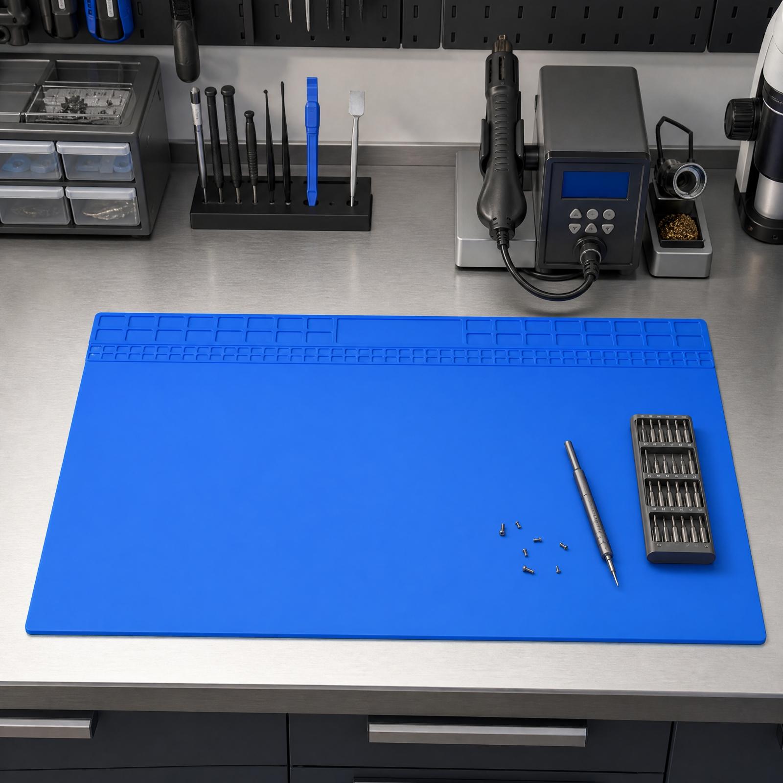 Heat Mat Silicone - Flexible Silicone Soldering Mat Work Pad