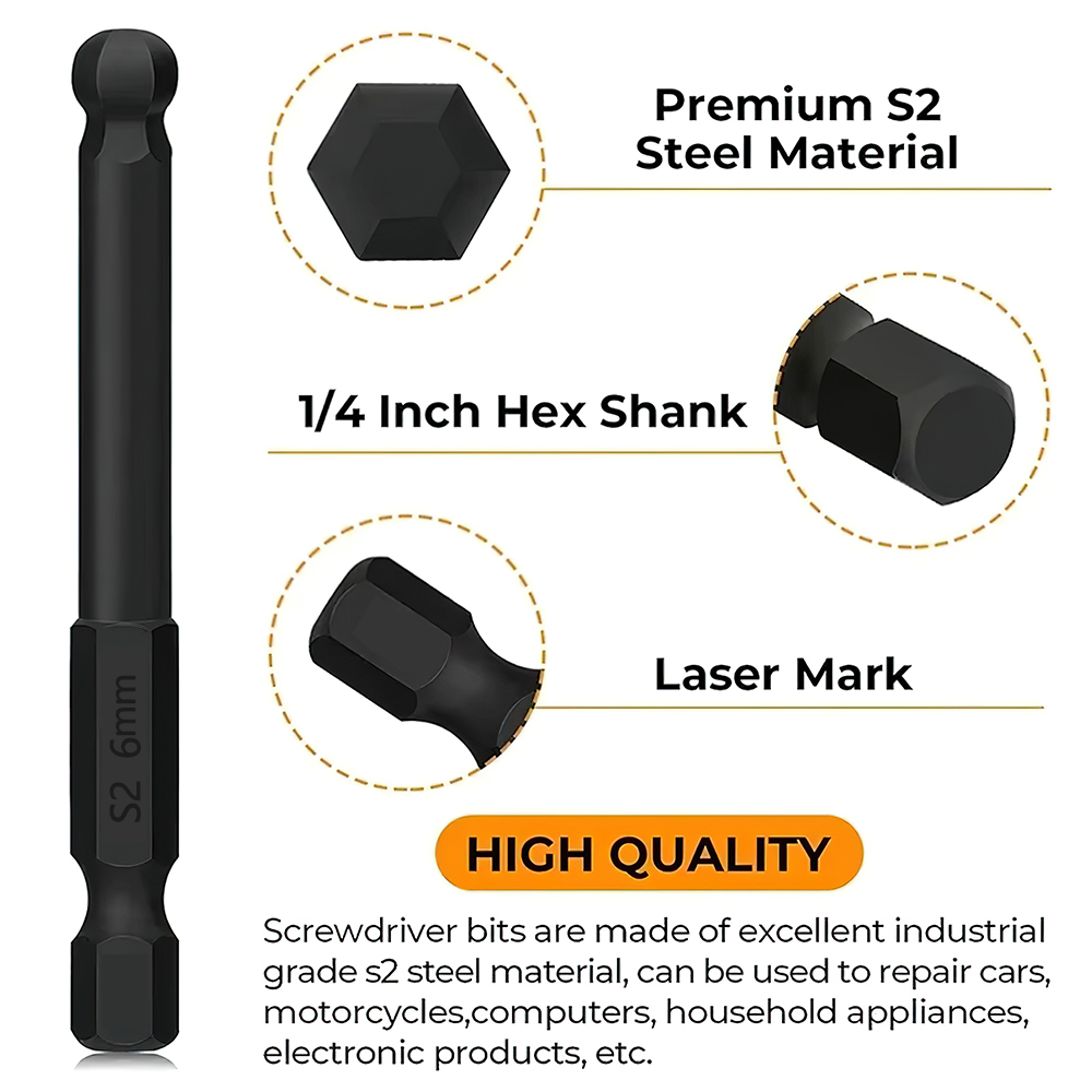 7Pcs Ball End Screwdriver Bit  - Pentalobe Screwdriver Set review and price