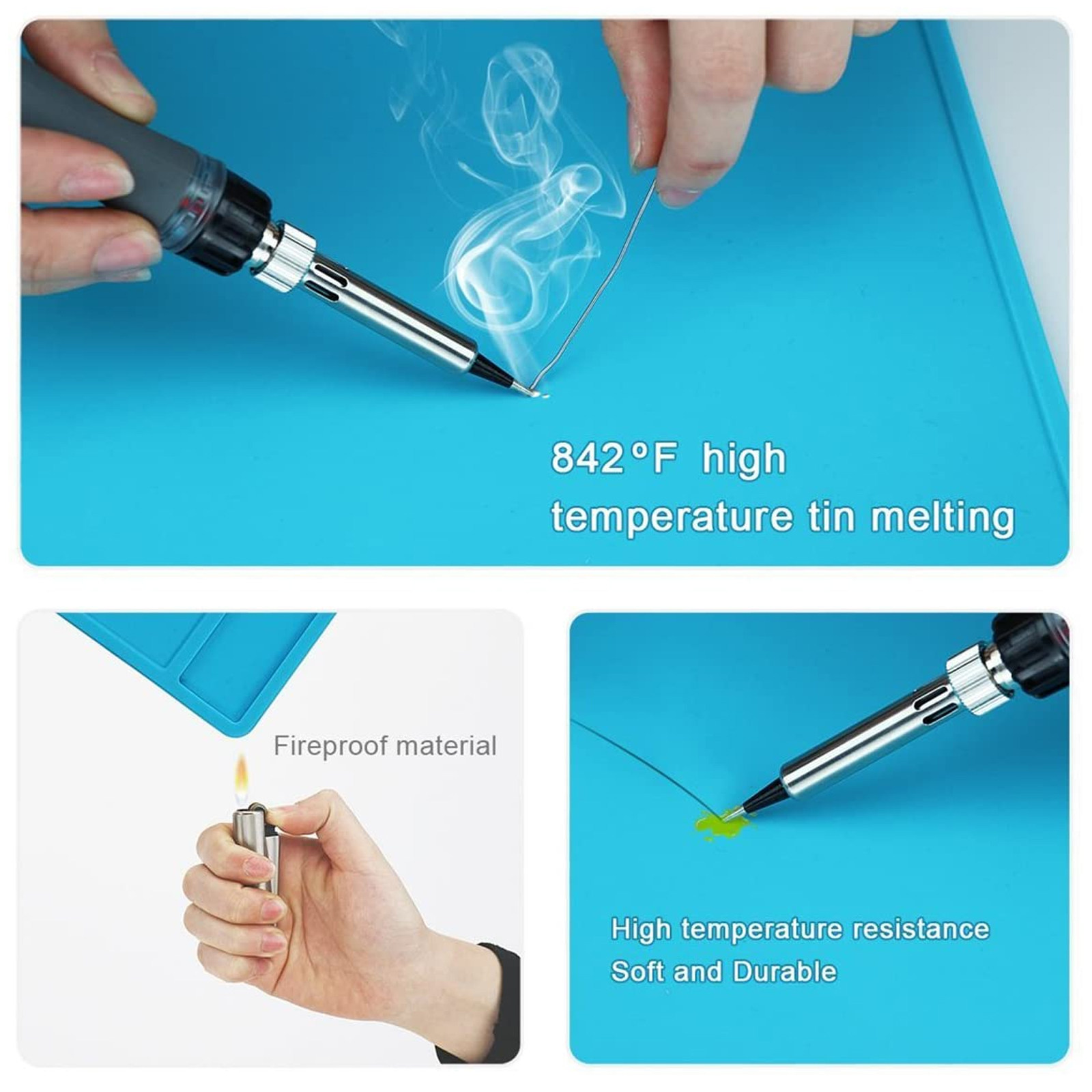 Heat Resistant Silicone Solder - Electronics Repair Mat review and price