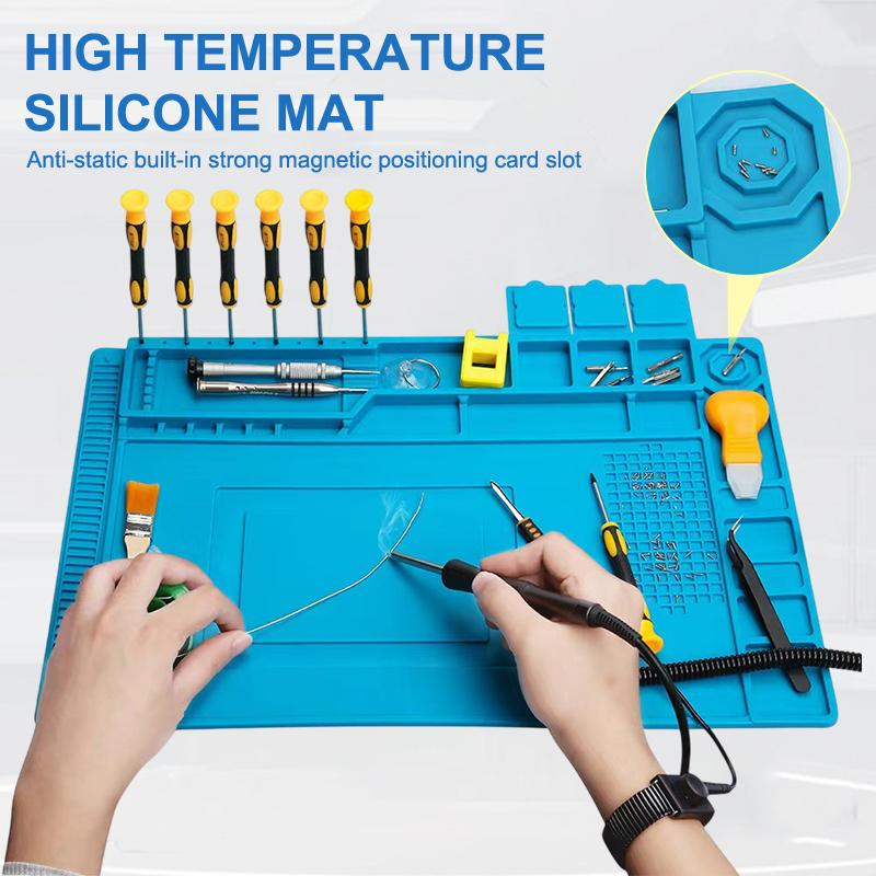 Magnetic Anti Static Silicone  - Electronics Repair Mat review and price