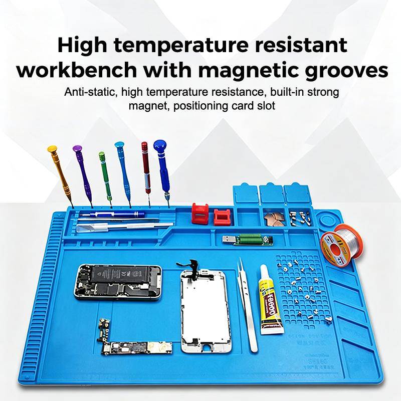 Magnetic Anti Static Silicone  - Electronics Repair Mat review and price