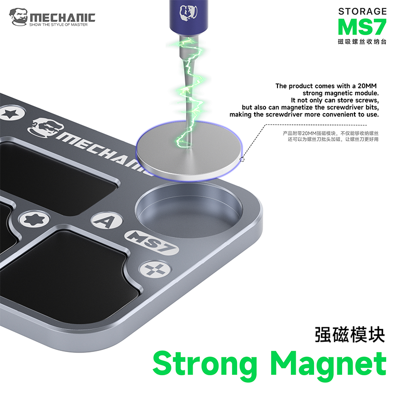 MECHANIC MS7 Magnetic Screw St - Electronics Repair Mat review and price