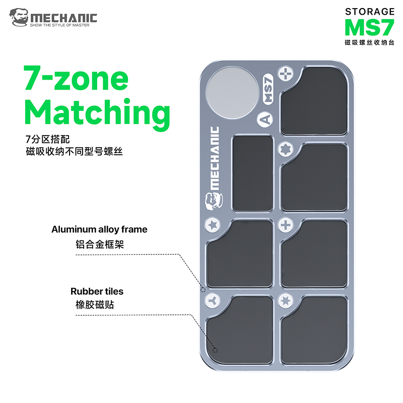 MECHANIC MS7 Magnetic Screw St - Electronics Repair Mat review and price