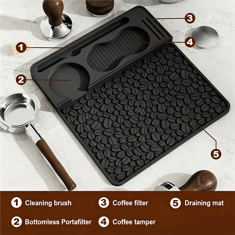 B97A-Espresso Tamping Pad Mat, - Heat Mat Silicone review and price